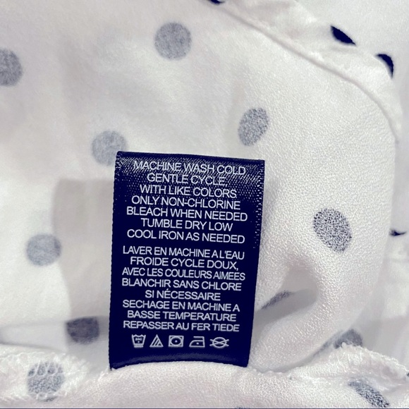 NWT AFRM Polka Dot Long Sleeve Cutout Smocked Mini Dress, Size Small - Picture 15 of 16